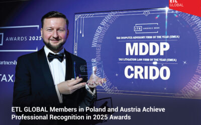 ETL GLOBAL Members in Poland and Austria Achieve Professional Recognition in 2025 Awards