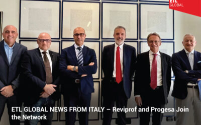 ETL GLOBAL NEWS FROM ITALY – Reviprof and Progesa Join the Network